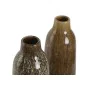 Vase Home ESPRIT Bicoloured Ceramic 12 x 12 x 41 cm (2 Units) by Home ESPRIT, Vases - Ref: S3056232, Price: 41,62 €, Discount: %