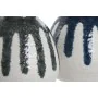 Vase Home ESPRIT Blue White Green Grey Ceramic Mediterranean 18 x 18 x 18 cm (2 Units) by Home ESPRIT, Vases - Ref: S3056235,...