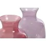 Vase Home ESPRIT Rosa Lila Kristall 19 x 19 x 36 cm (2 Stück) von Home ESPRIT, Vasen - Ref: S3056242, Preis: 24,77 €, Rabatt: %