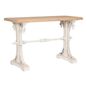 Console Home ESPRIT Yellow White Fir MDF Wood 120 x 50 x 77 cm by Home ESPRIT, Tables - Ref: S3056247, Price: 260,63 €, Disco...