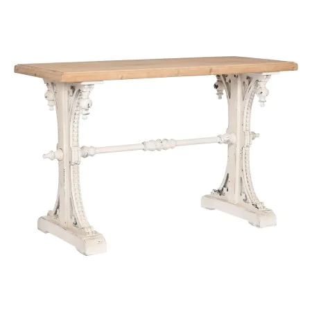 Console Home ESPRIT Jaune Blanc Sapin Bois MDF 120 x 50 x 77 cm de Home ESPRIT, Tables - Réf : S3056247, Prix : 260,63 €, Rem...