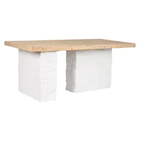 Dining Table Home ESPRIT White Resin Fir 180 x 90 x 77 cm by Home ESPRIT, Dining Tables - Ref: S3056253, Price: 463,60 €, Dis...