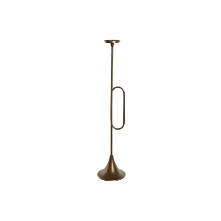 Bougeoir Home ESPRIT Doré Métal 21 x 21 x 98 cm de Home ESPRIT, Bougeoirs et chandeliers - Réf : S3056276, Prix : 53,24 €, Re...