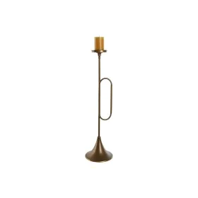 Bougeoir Home ESPRIT Doré Métal 21 x 21 x 78 cm de Home ESPRIT, Bougeoirs et chandeliers - Réf : S3056277, Prix : 48,23 €, Re...