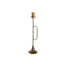 Portavelas Home ESPRIT Dorado Metal 21 x 21 x 78 cm de Home ESPRIT, Candelabros y portavelas - Ref: S3056277, Precio: 38,04 €...