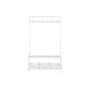 Meuble d'Entrée avec Tiroirs Home ESPRIT Blanc Métal 110 x 36 x 186 cm de Home ESPRIT, Bancs avec porte-manteaux - Réf : S305...