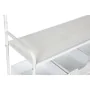 Aparador com Gavetas Home ESPRIT Branco Metal 110 x 36 x 186 cm de Home ESPRIT, Bengaleiros com banco - Ref: S3056279, Preço:...