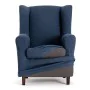 Armchair slipcovers Eysa TROYA Blue 80 x 100 x 90 cm by Eysa, Armchairs - Ref: D1606868, Price: 30,63 €, Discount: %