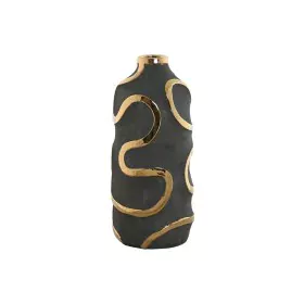 Vase Home ESPRIT Grey Golden Stoneware Abstract Modern 19 x 19 x 45 cm by Home ESPRIT, Vases - Ref: S3056322, Price: 36,15 €,...