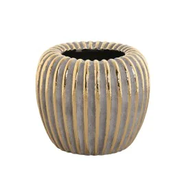 Vase Home ESPRIT Doré Grès Moderne 19 x 19 x 16 cm de Home ESPRIT, Vases - Réf : S3056327, Prix : 14,51 €, Remise : %