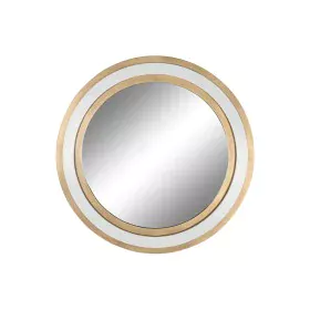 Wall mirror Home ESPRIT White Golden Crystal Iron 108 x 5,5 x 108 cm by Home ESPRIT, Wall-Mounted Mirrors - Ref: S3056336, Pr...