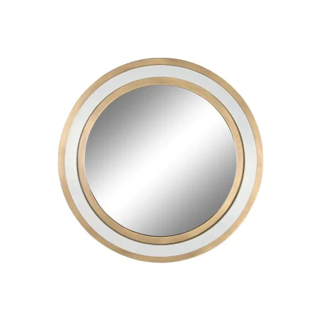 Wall mirror Home ESPRIT White Golden Crystal Iron 108 x 5,5 x 108 cm by Home ESPRIT, Wall-Mounted Mirrors - Ref: S3056336, Pr...