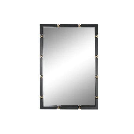 Miroir mural Home ESPRIT Noir Doré Verre Fer 64,5 x 5 x 96,5 cm de Home ESPRIT, Miroirs muraux - Réf : S3056337, Prix : 154,8...