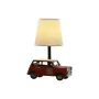 Desk lamp Home ESPRIT White Red Linen Metal 20 x 14 x 27 cm by Home ESPRIT, Bedside and Table Lamps - Ref: S3056366, Price: 2...