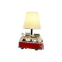 Lampe de bureau Home ESPRIT Blanc Rouge Lin Métal 20 x 14 x 30 cm de Home ESPRIT, Lampes de chevet - Réf : S3056367, Prix : 2...