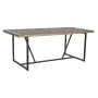 Dining Table Home ESPRIT Black Natural Metal Fir 195 x 90 x 76 cm by Home ESPRIT, Dining Tables - Ref: S3056381, Price: 371,7...