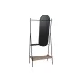 Meuble d'Entrée Home ESPRIT Noir Naturel Métal Sapin 80 x 41 x 183 cm de Home ESPRIT, Bancs avec porte-manteaux - Réf : S3056...