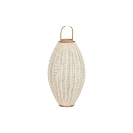 Portacandele Home ESPRIT Bianco Naturale Legno Cristallo 40 x 40 x 70 cm di Home ESPRIT, Candelieri e portacandele - Rif: S30...