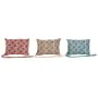 Almofada Home ESPRIT Castanho Turquesa Coral 30 x 10 x 20 cm (3 Unidades) de Home ESPRIT, Almofadas - Ref: S3056431, Preço: 2...