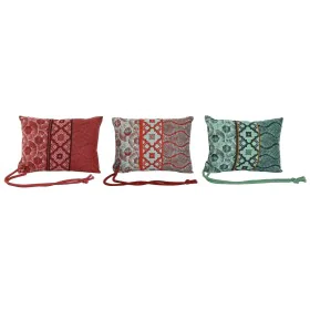 Almofada Home ESPRIT Vermelho Verde Coral 30 x 10 x 20 cm (3 Unidades) de Home ESPRIT, Almofadas - Ref: S3056437, Preço: 26,6...