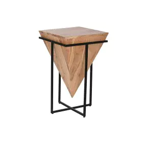 Petite Table d'Appoint Home ESPRIT Marron Noir Métal Acacia 41 x 41 x 67 cm de Home ESPRIT, Tables - Réf : S3056460, Prix : 1...