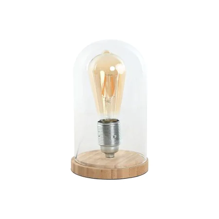 Lampe de bureau Home ESPRIT Naturel Bambou Verre 50 W 220 V 13 x 13 x 22 cm de Home ESPRIT, Lampes de chevet - Réf : S3056471...