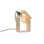 Lampe de bureau Home ESPRIT Marron Argenté Naturel Bois Pin 50 W 220 V 18 x 10 x 25 cm de Home ESPRIT, Lampes de chevet - Réf...