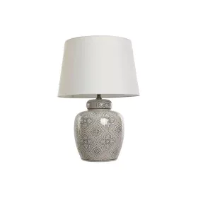 Desk lamp Home ESPRIT White Beige Ceramic 50 W 220 V 43,5 x 43,5 x 61 cm by Home ESPRIT, Bedside and Table Lamps - Ref: S3056...