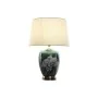 Lampada da tavolo Home ESPRIT Bianco Verde Turchese Dorato Ceramica 50 W 220 V 40 x 40 x 59 cm di Home ESPRIT, Lampade da tav...