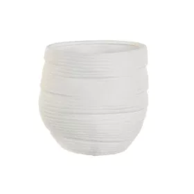 Cache-pot Home ESPRIT Blanc Céramique 29 x 29 x 27 cm de Home ESPRIT, Cache-pots - Réf : S3056492, Prix : 30,78 €, Remise : %