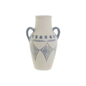 Vase Home ESPRIT Bleu Marron Céramique méditerranéen 22 x 18 x 36,5 cm 22 x 18 x 35 cm de Home ESPRIT, Vases - Réf : S3056493...