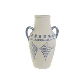 Vaso Home ESPRIT Azzurro Marrone Ceramica Mediterraneo 22 x 18 x 36,5 cm 22 x 18 x 35 cm di Home ESPRIT, Vasi - Rif: S3056493...