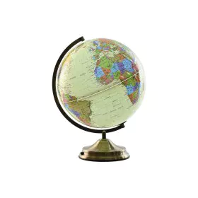 Globo Terrestre Home ESPRIT Bege Dourado PVC 33 x 32 x 42 cm de Home ESPRIT, Geografia - Ref: S3056542, Preço: 39,95 €, Desco...