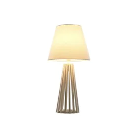 Desk lamp Home ESPRIT White Wood 50 W 220 V 30 x 30 x 61 cm by Home ESPRIT, Bedside and Table Lamps - Ref: S3056546, Price: 3...