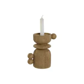 Candelabro Home ESPRIT Marrone Resina Legno 16 x 10 x 18 cm di Home ESPRIT, Candelieri e portacandele - Rif: S3056561, Prezzo...