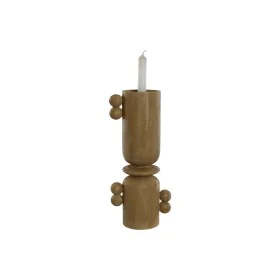 Candelabro Home ESPRIT Marrone Resina Legno 15 x 9,5 x 35 cm di Home ESPRIT, Candelieri e portacandele - Rif: S3056562, Prezz...