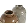 Vaso Home ESPRIT Marrone Grigio Ceramica Orientale Rombos 19 x 19 x 27 cm (2 Unità) di Home ESPRIT, Vasi - Rif: S3056571, Pre...