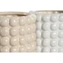 Set de pots de fleurs Home ESPRIT Blanc Beige Céramique 16 x 16 x 16 cm (2 Unités) de Home ESPRIT, Cache-pots - Réf : S305657...