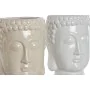 Planter Home ESPRIT White Beige Ceramic 15 x 15 x 25 cm (2 Units) by Home ESPRIT, Cachepots - Ref: S3056575, Price: 21,55 €, ...