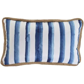 Cojín Home ESPRIT Azul Blanco 50 x 30 cm de Home ESPRIT, Cojines - Ref: S3056580, Precio: 10,36 €, Descuento: %