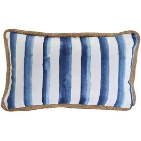 Almofada Home ESPRIT Azul Branco 50 x 30 cm de Home ESPRIT, Almofadas - Ref: S3056580, Preço: 9,95 €, Desconto: %