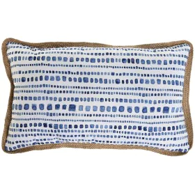 Cushion Home ESPRIT Blue White 50 x 30 cm by Home ESPRIT, Cushions - Ref: S3056581, Price: 10,36 €, Discount: %