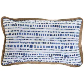 Almofada Home ESPRIT Azul Branco 50 x 30 cm de Home ESPRIT, Almofadas - Ref: S3056581, Preço: 9,95 €, Desconto: %