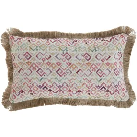 Coussin Home ESPRIT Frange Tropical 50 x 30 cm de Home ESPRIT, Coussins - Réf : S3056590, Prix : 11,63 €, Remise : %