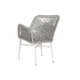 Chaise de jardin Home ESPRIT Blanc Gris Aluminium rotin synthétique 57 x 63 x 84 cm de Home ESPRIT, Fauteuils - Réf : S305662...