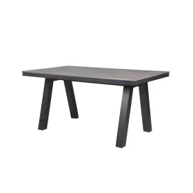 Dining Table Home ESPRIT Grey Aluminium polystyrene 160 x 90 x 77 cm by Home ESPRIT, Dining Tables - Ref: S3056626, Price: 43...