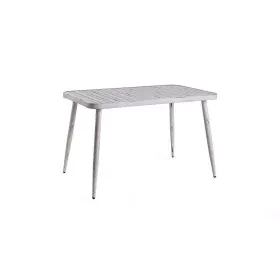 Esstisch Home ESPRIT Weiß Aluminium 120 x 75 x 75 cm von Home ESPRIT, Esstische - Ref: S3056627, Preis: 264,20 €, Rabatt: %