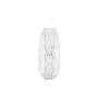 Portacandele Home ESPRIT Bianco vimini Cristallo 34 x 34 x 80 cm di Home ESPRIT, Candelieri e portacandele - Rif: S3056629, P...