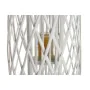 Portacandele Home ESPRIT Bianco vimini Cristallo 34 x 34 x 80 cm di Home ESPRIT, Candelieri e portacandele - Rif: S3056629, P...