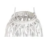 Bougeoir Home ESPRIT Blanc osier Verre 34 x 34 x 80 cm de Home ESPRIT, Bougeoirs et chandeliers - Réf : S3056629, Prix : 37,3...